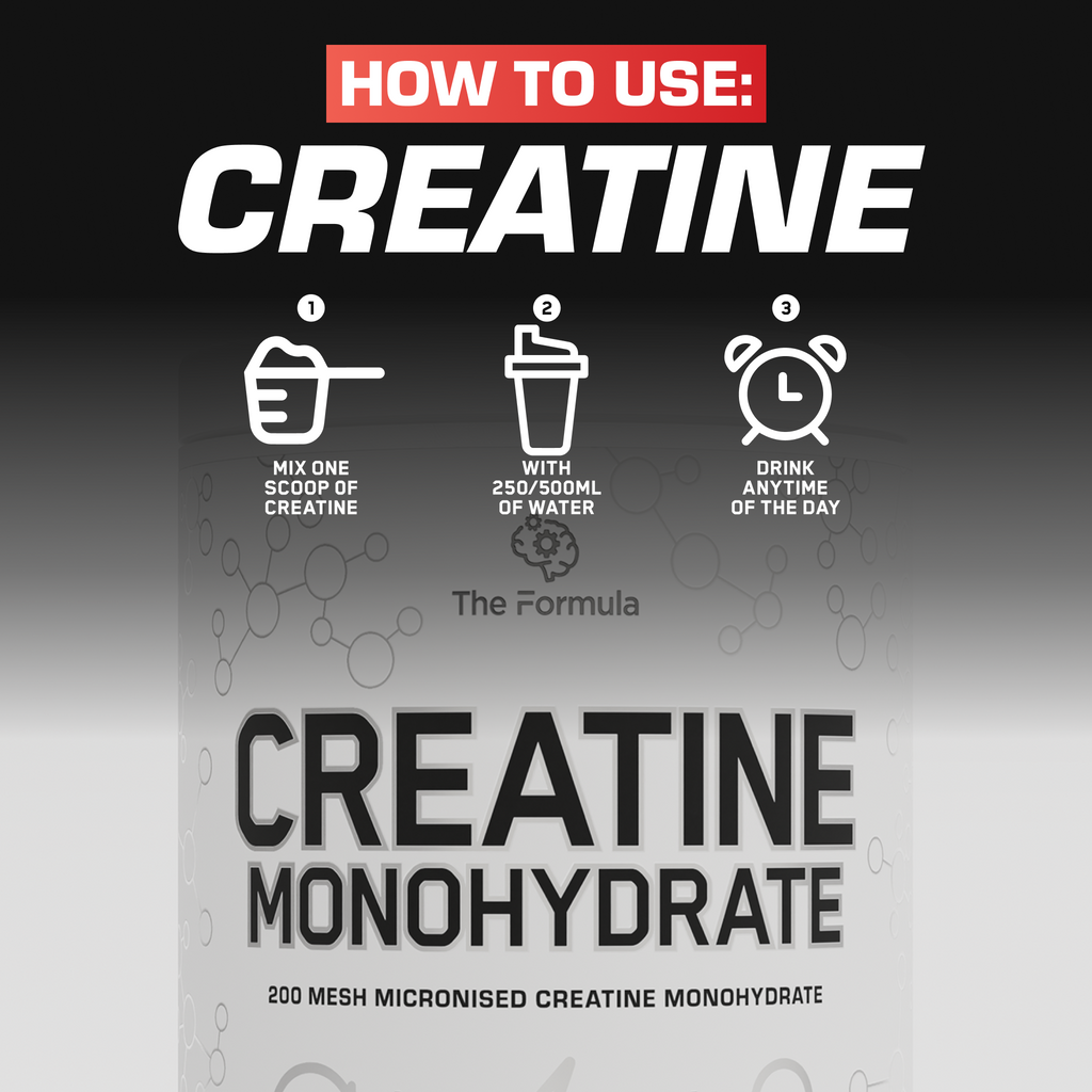 The Formula CREATINE Monohydrate 100% Micronised 500g