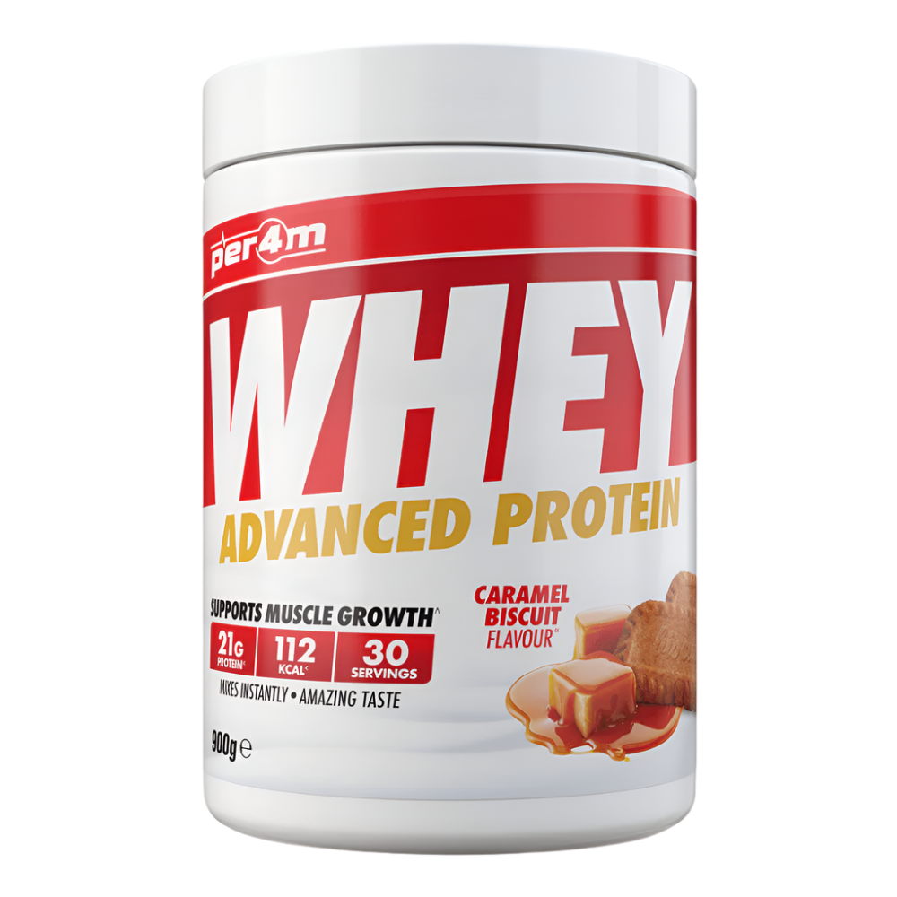 Per4m Advanced Whey Protein - 900g / Caramel Biscuit - Whey Protein Powder