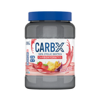 Jar of Applied Nutrition Carb X with fruit burst flavor, high-quality branched cyclic dextrin