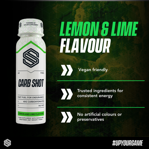 Soccer Supplement Carb Shot 12x100ml