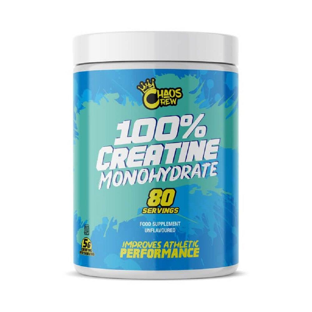 Chaos Crew 100% Creatine Monohydrate - 400g / Unflavoured - Creatine Powder