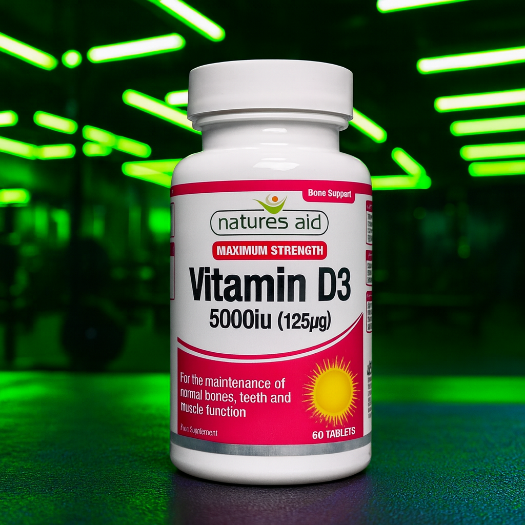Natures Aid Vitamin D3 5000iu (125ug) High Strength