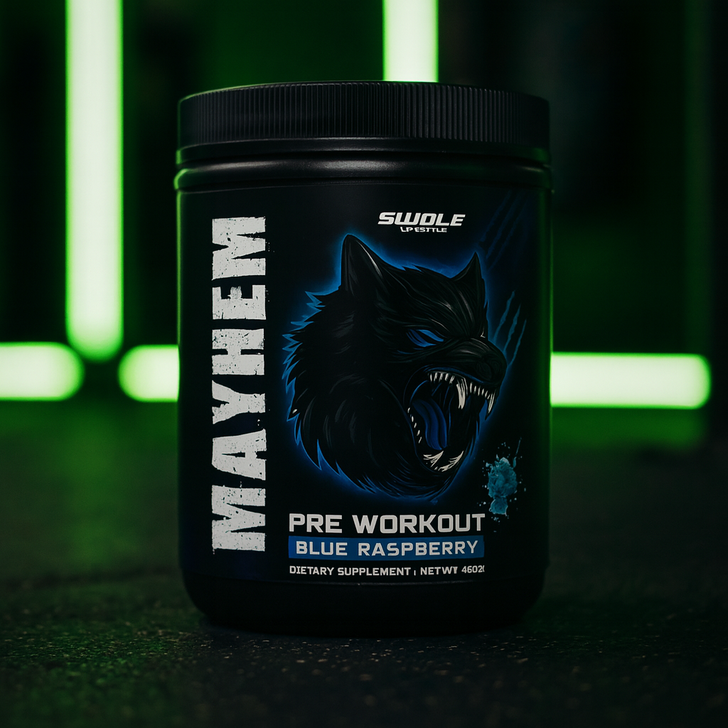 SWOLE Lifestyle MAYHEM Pre Workout 450g - MyGymSupplements