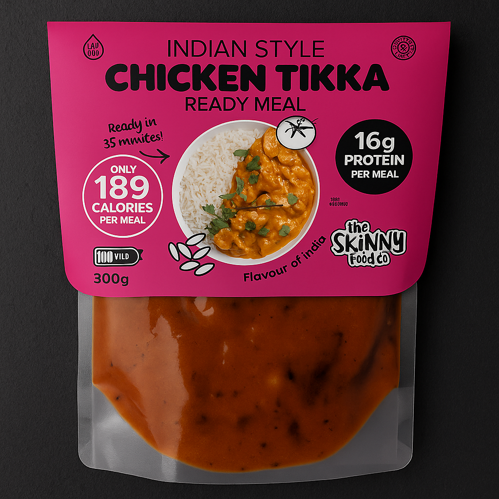 The Skinny Food Co Skinny Ready Meal 300g Indian Chicken Tikka - MyGymSupplements
