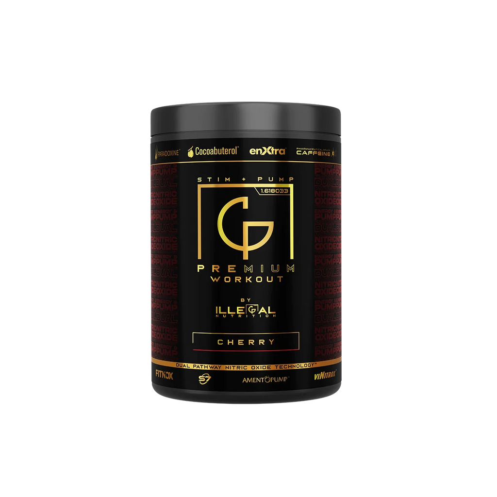 Illegal Nutrition Premium Pre-Workout (Stim + Pump) - 193g / Strawberry - Pre-Workout Powder