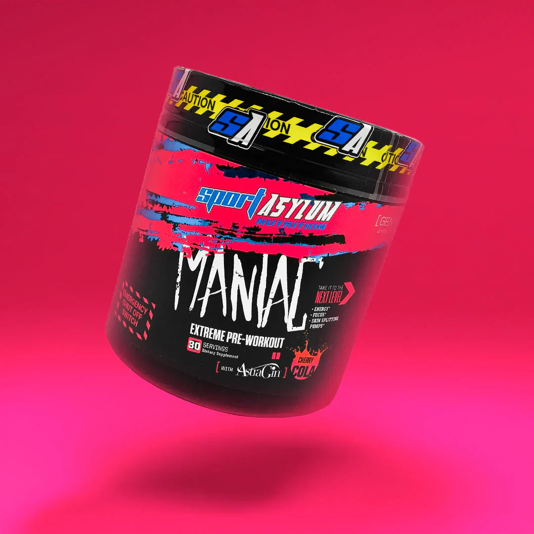 Sport Asylum Maniac - 360g / Cherry Cola - Pre-Workout Powder