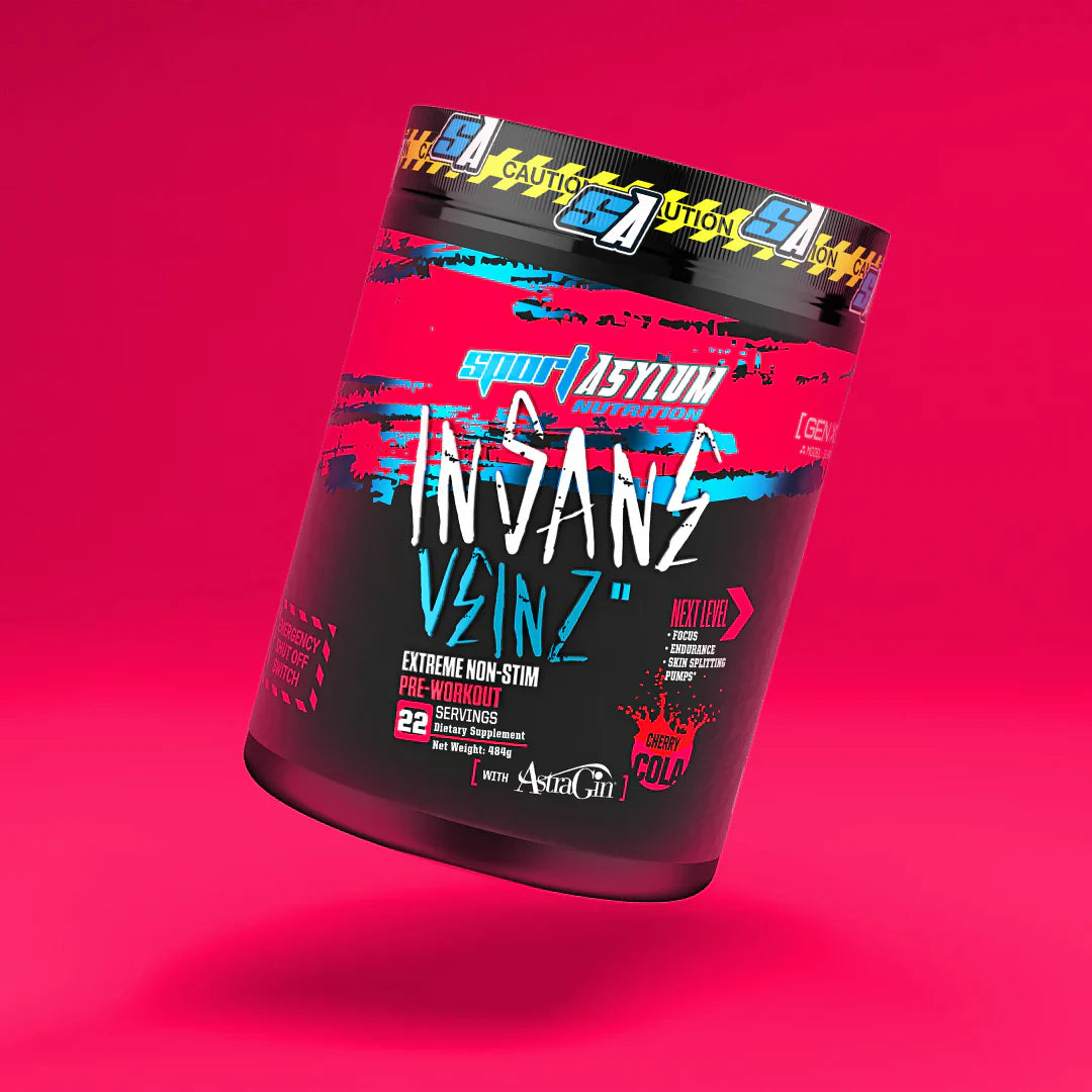 Sport Asylum Insane Veinz - 484g / Cherry Cola - Pre-Workout Powder