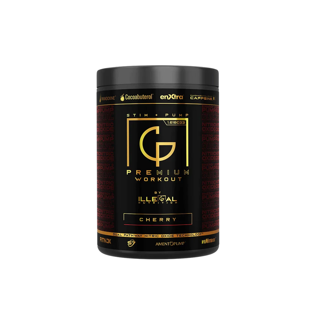 Illegal Nutrition Premium Pre-Workout (Stim + Pump) - 193g / Strawberry - Pre-Workout Powder