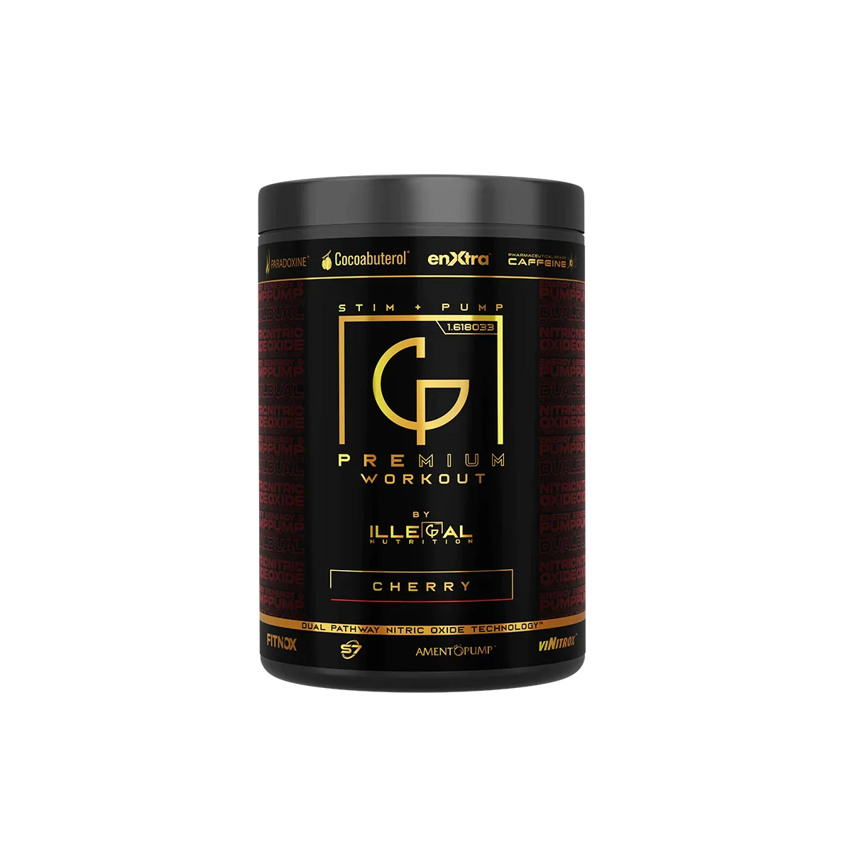 Illegal Nutrition Premium Pre-Workout (Stim + Pump) - 193g / Strawberry - Pre-Workout Powder