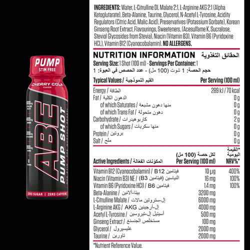 Applied Nutrition ABE Pump Shots - MyGymSupplements