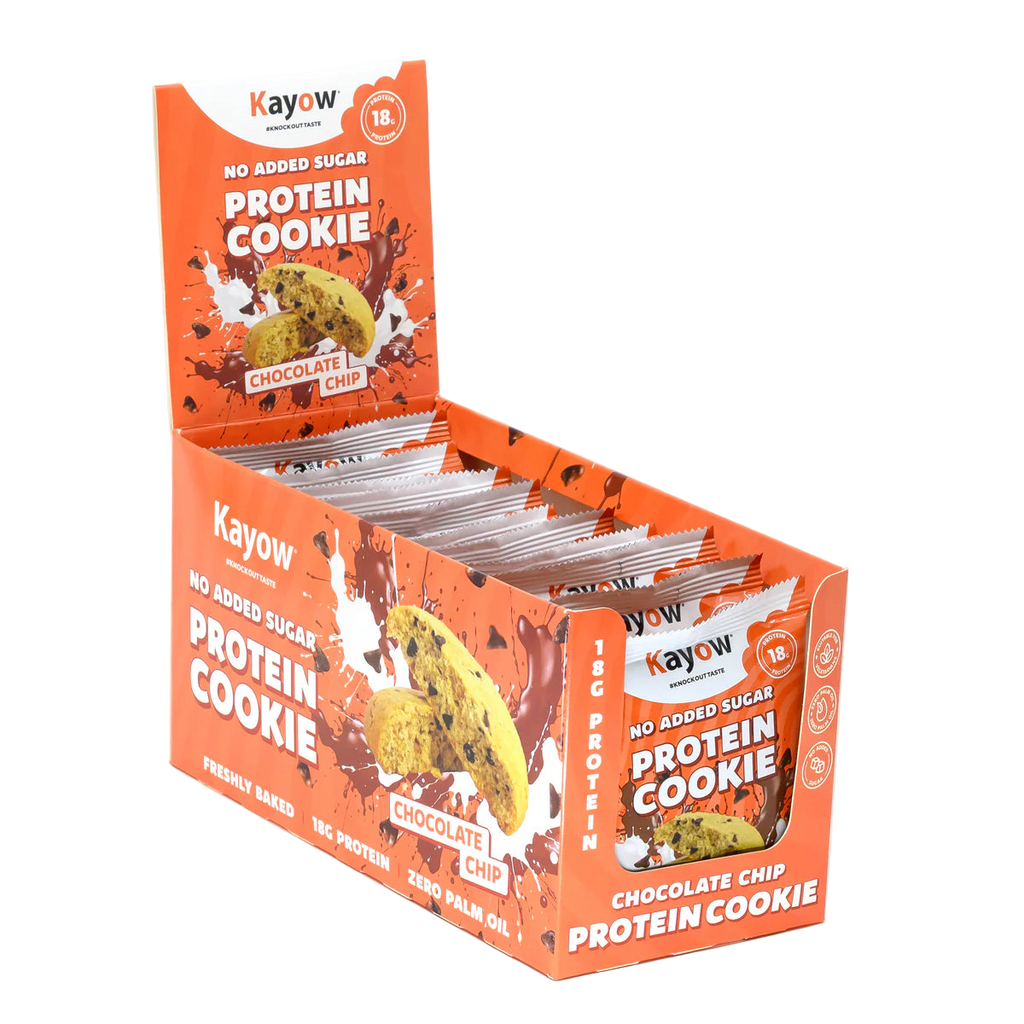 Kayow Nutrition No Added Sugar Protein Cookies 12x60g - MyGymSupplements