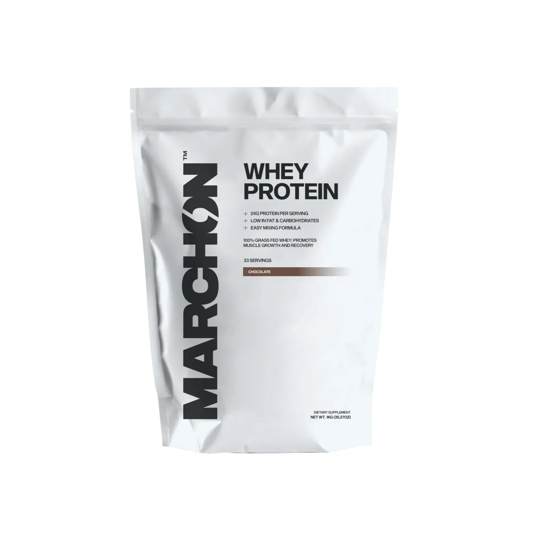 Marchon Supplements Whey Protein - 1kg / Chocolate - Whey Protein Powder