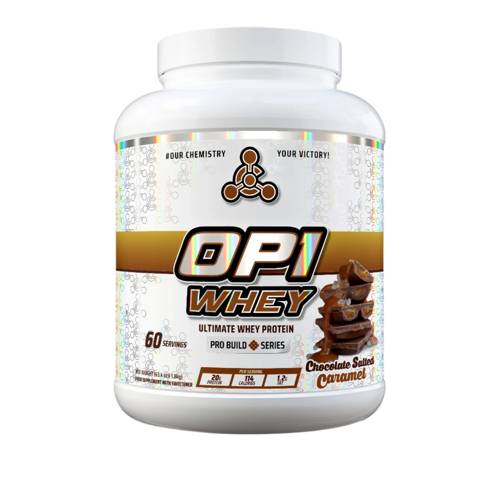 Chemical Warfare OP1 Whey - 1.8kg / Chocolate Salted Caramel - Whey Protein Powder