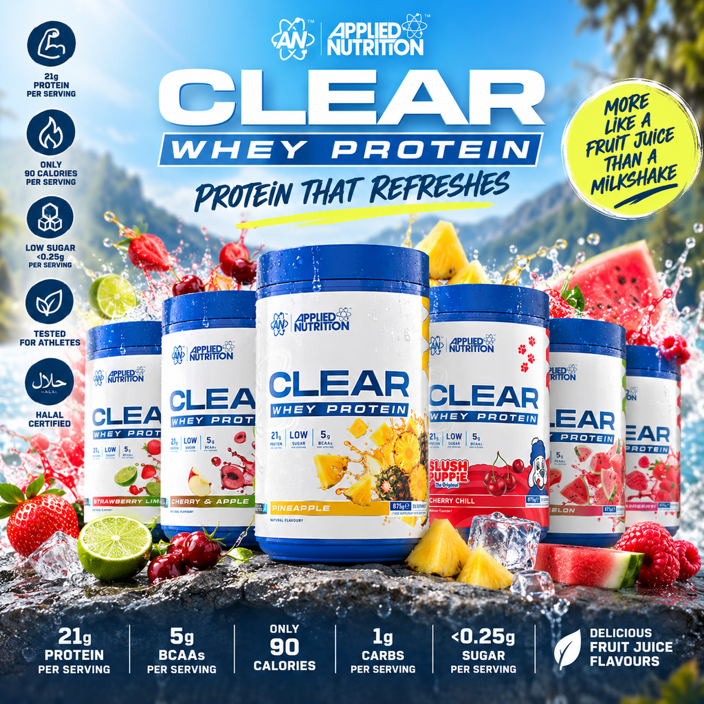 Applied Nutrition Clear Whey Protein – Refreshing High-Protein Juice