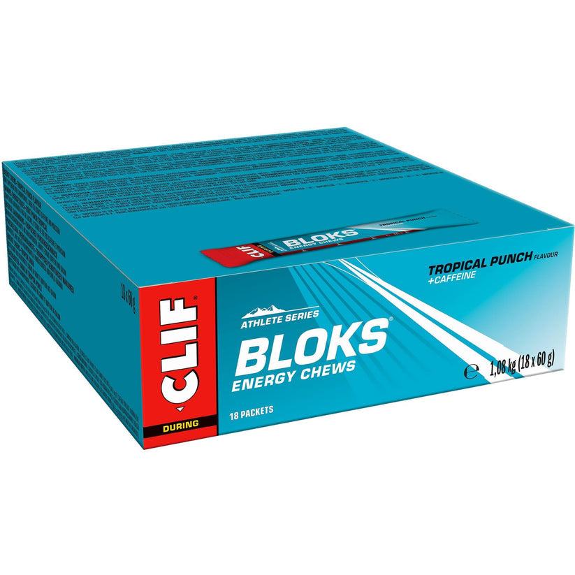 CLIF Bloks Energy Chews - 18x60g / Tropical Punch - Energy Chews