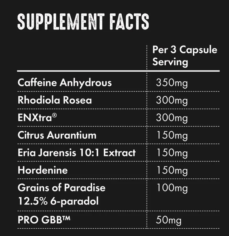 Conteh Sports Pre Shred 200 Caps - 90 Caps - Weight Loss Support Capsules