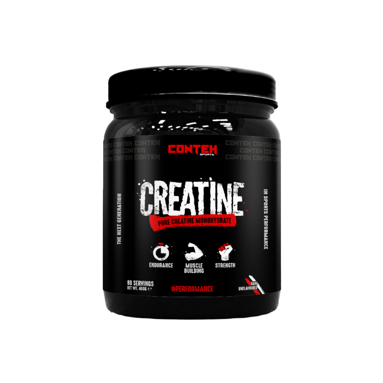 Conteh Sports Creatine - 400g / Unflavoured - Creatine Powder