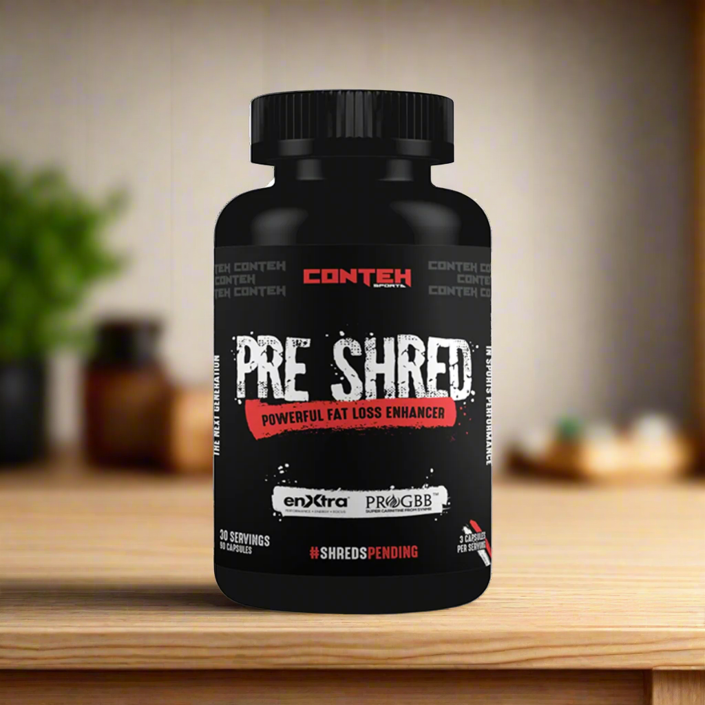 Conteh Sports Pre Shred 200 Caps - 90 Caps - Weight Loss Support Capsules