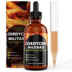 Feel Supreme Cordyceps Militaris Liquid | High Strength Tincture for Stamina - 60ml - Cordyceps Liquid