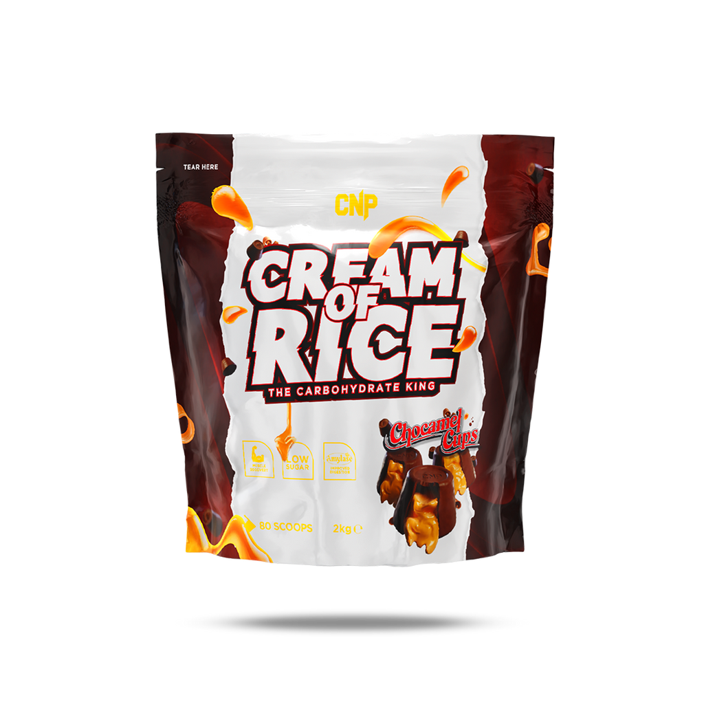 CNP Cream of Rice - 2kg / Chocamel Cups - Functional Foods