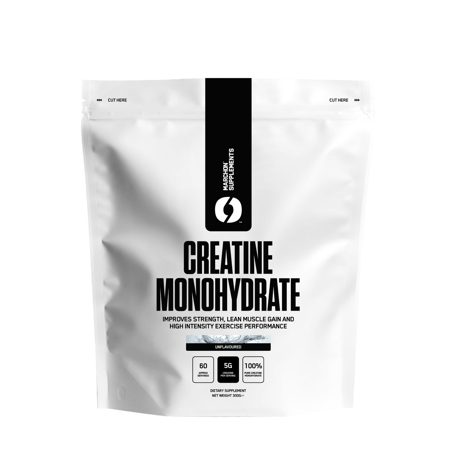 Marchon Supplements Creatine Monohydrate - 317g / Unflavoured - Creatine Powder