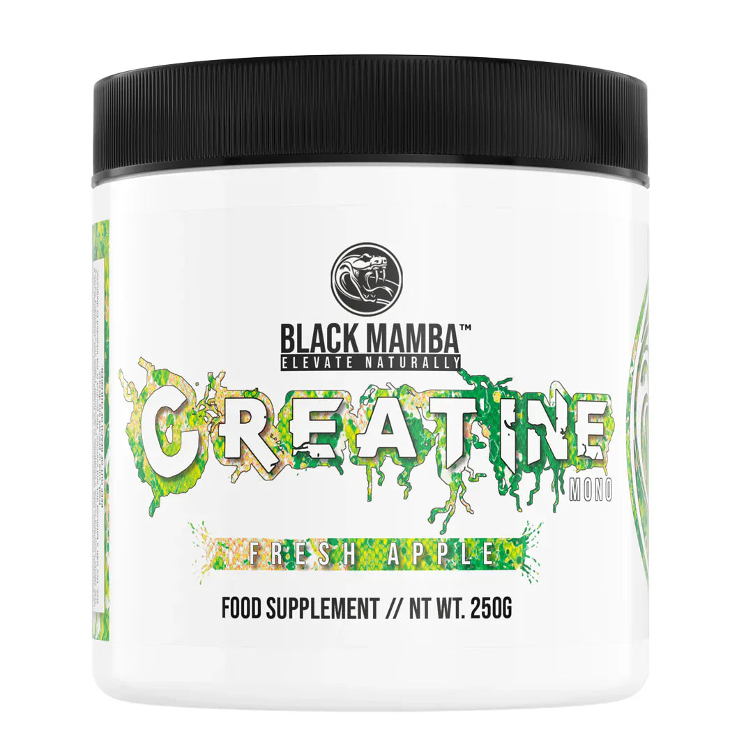 Black Mamba Flavoured Creatine - 250g / Fresh Apple - British Brands