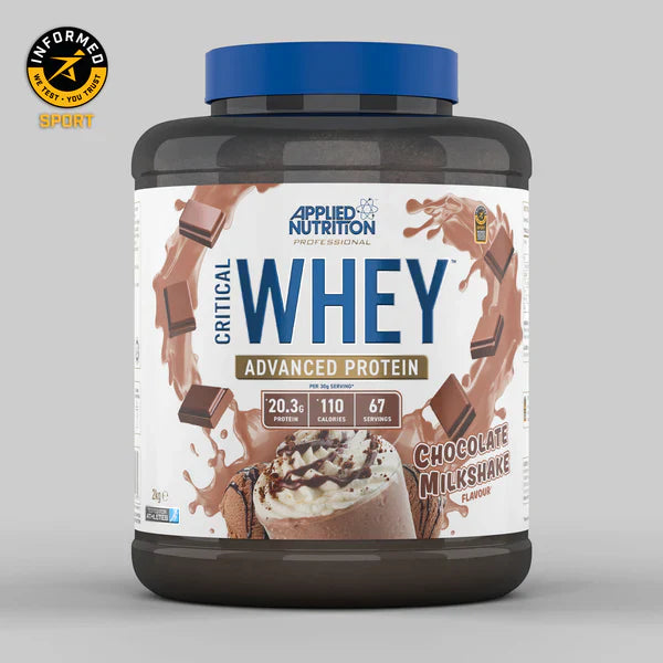 Applied Nutrition Critical Whey - 2kg / Chocolate Milkshake - Whey Protein Powder