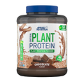 Applied Nutrition Critical Plant Protein powder container with blue lid on a white background