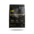 Black resealable pouch of CNP Cyclic Dextrin for energy drinks and muscle fatigue