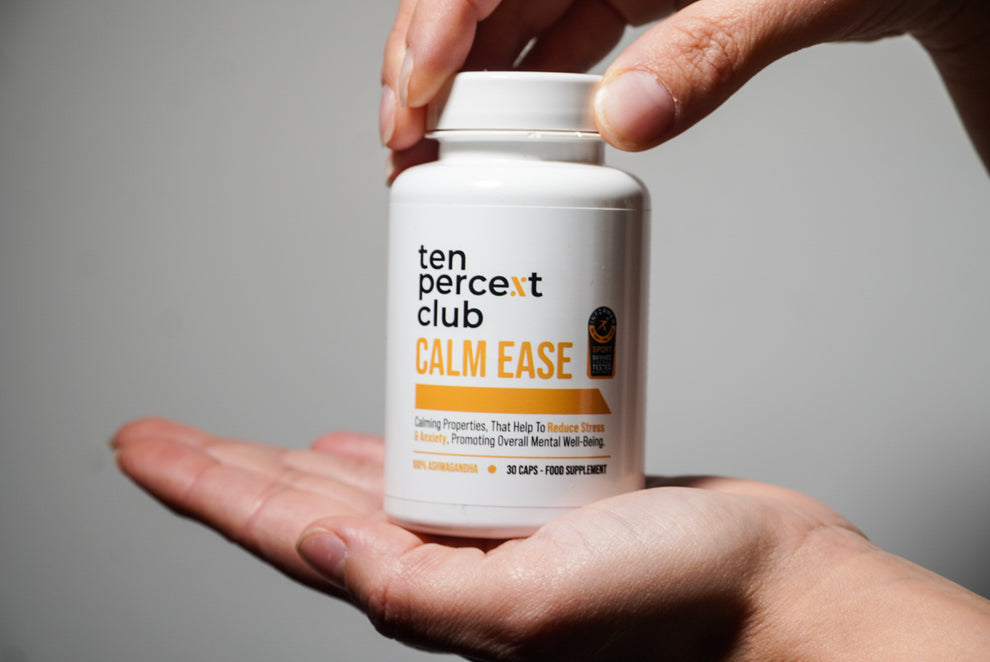 The Ten Percent Club Calm Ease - 30 Caps - Ashwagandha