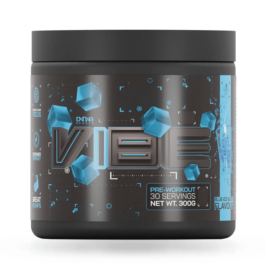 DNA Sports Vibe - 300g / Blue Ice Blast - Pre-Workout Powder