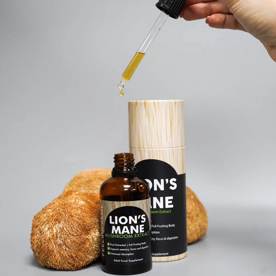 Feel Supreme Lions Mane Extract - 60ml - Cognitive Support Liquid