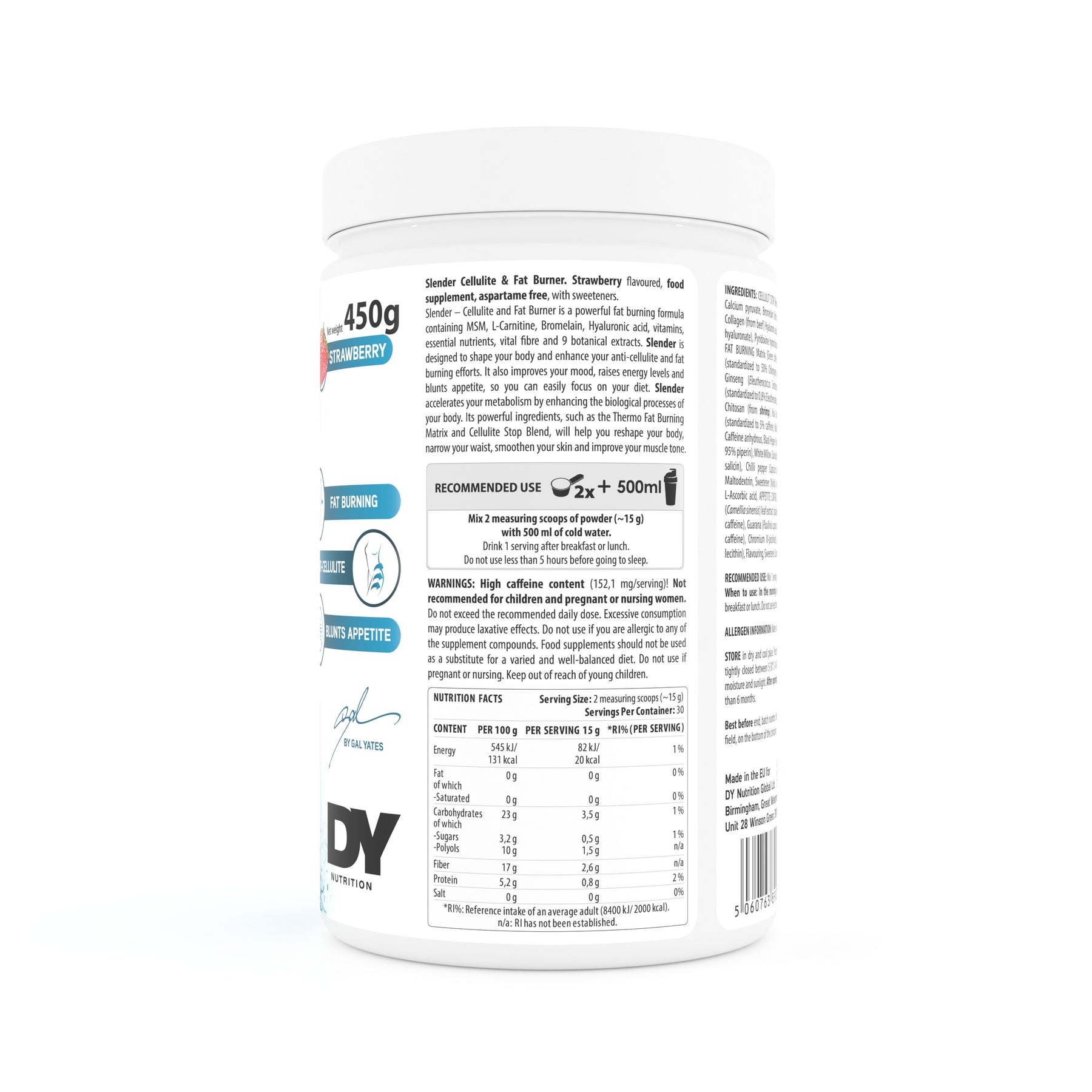 DY Nutrition Slender - Weight Loss Support Capsules