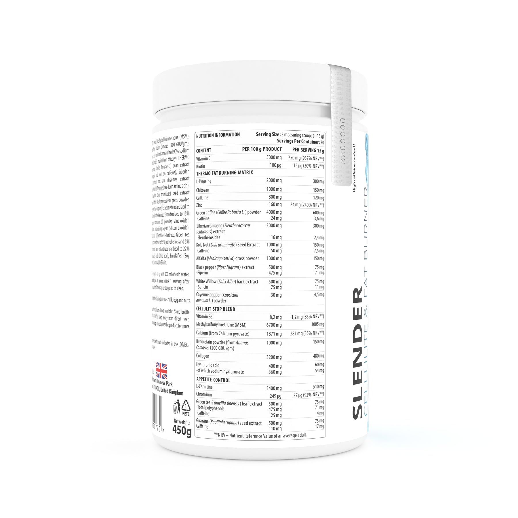 DY Nutrition Slender - Weight Loss Support Capsules