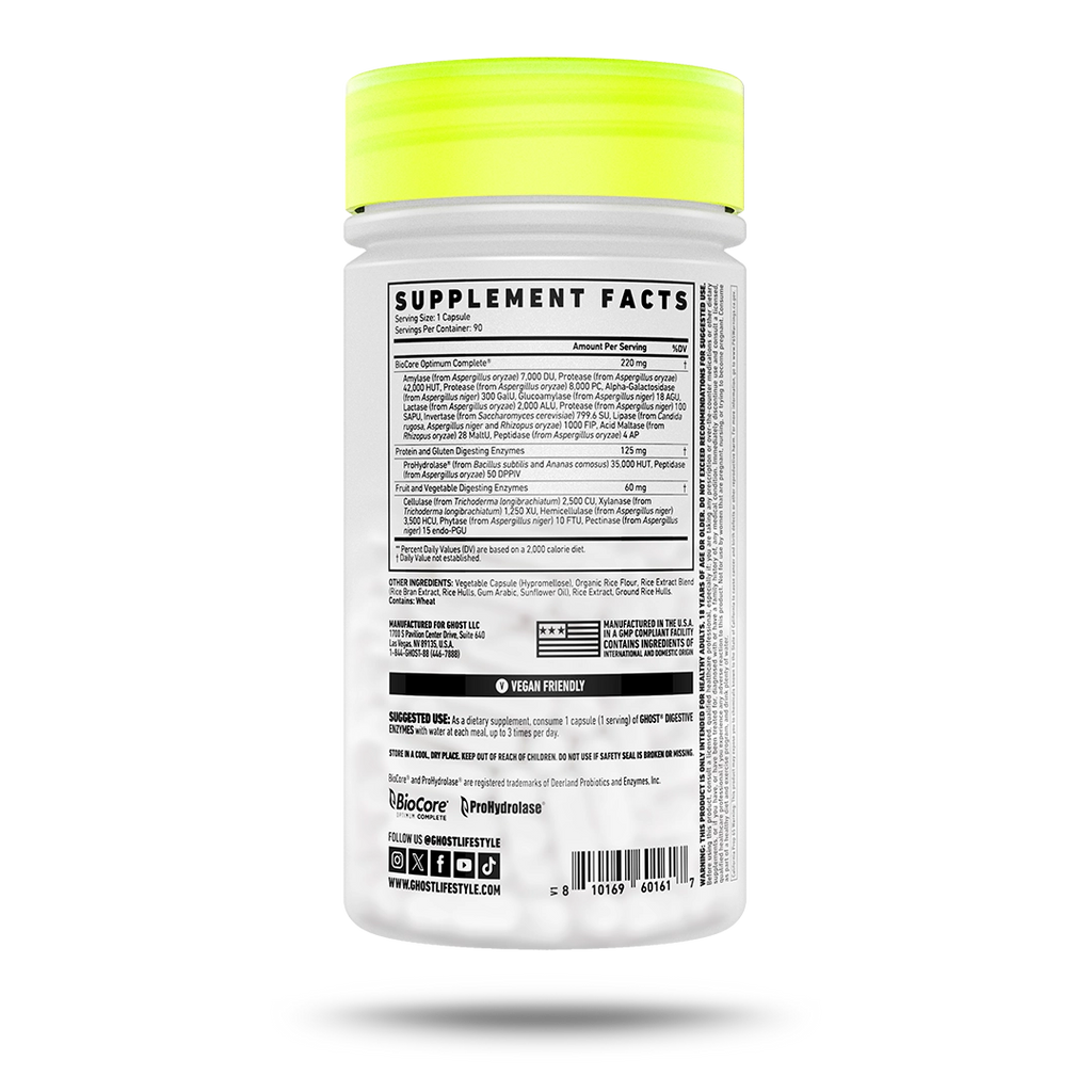 Ghost Basics Digestive Enzymes 90 Caps - MyGymSupplements