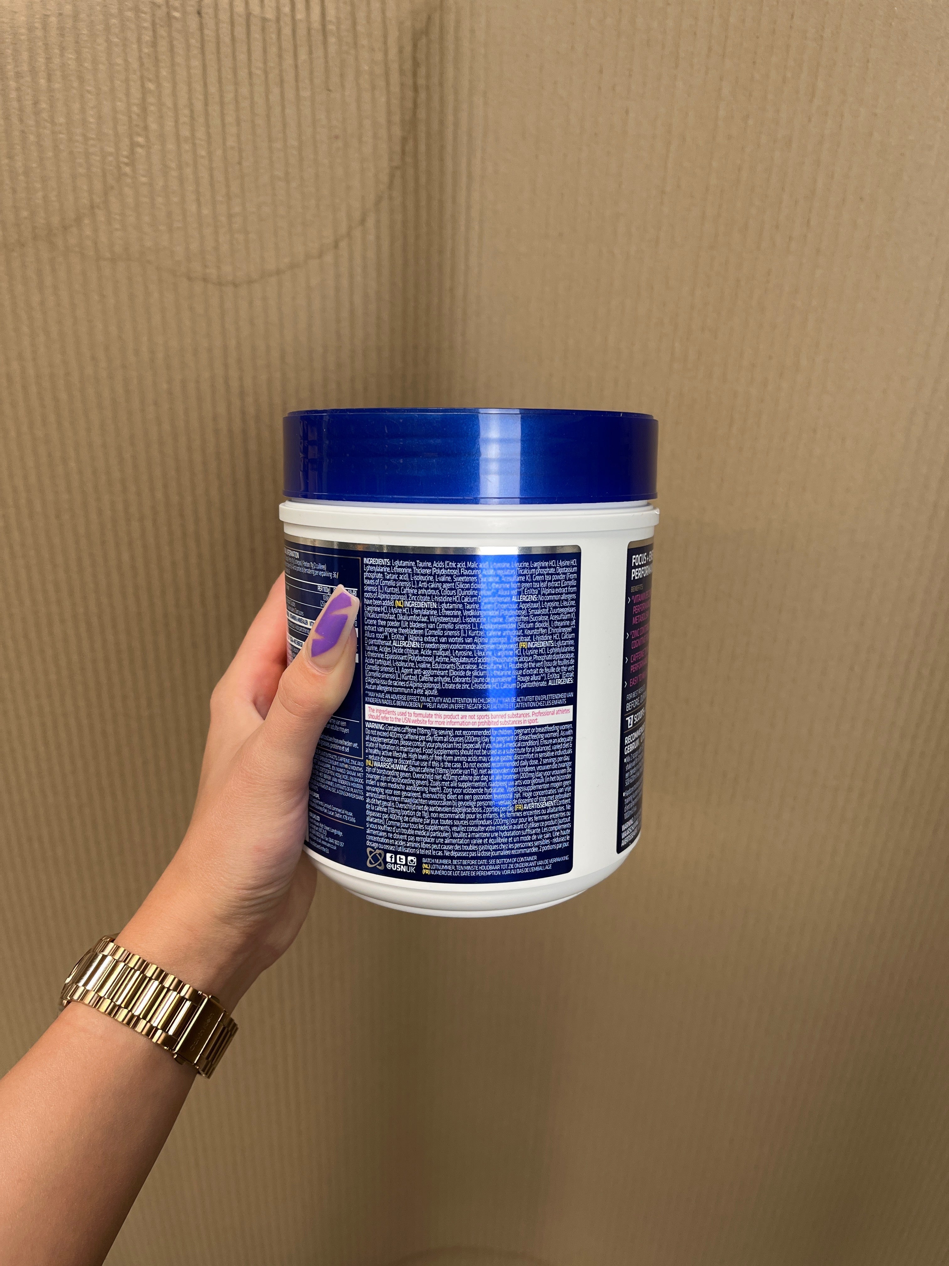 USN BCAA Power Punch Energy - 400g / Orange Mango - Amino Acids Powder