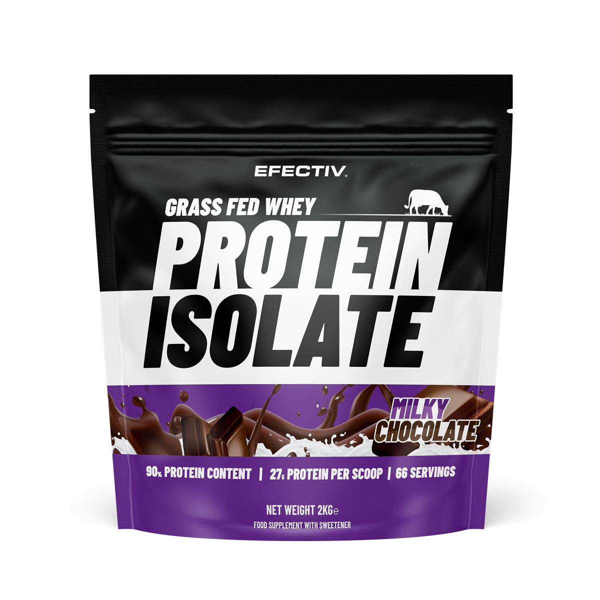 Efectiv Nutrition Grass Fed Whey Protein Isolate - Whey Protein Isolate Powder
