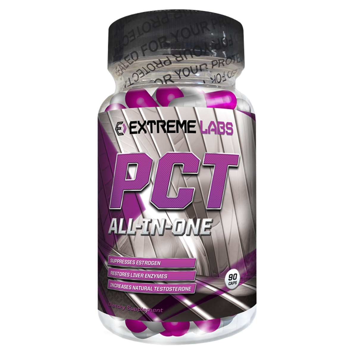 Extreme Labs PCT - 90 Caps - Testosterone Booster Capsules