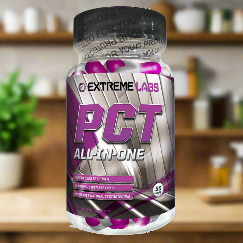 Extreme Labs PCT - 90 Caps - Testosterone Booster Capsules