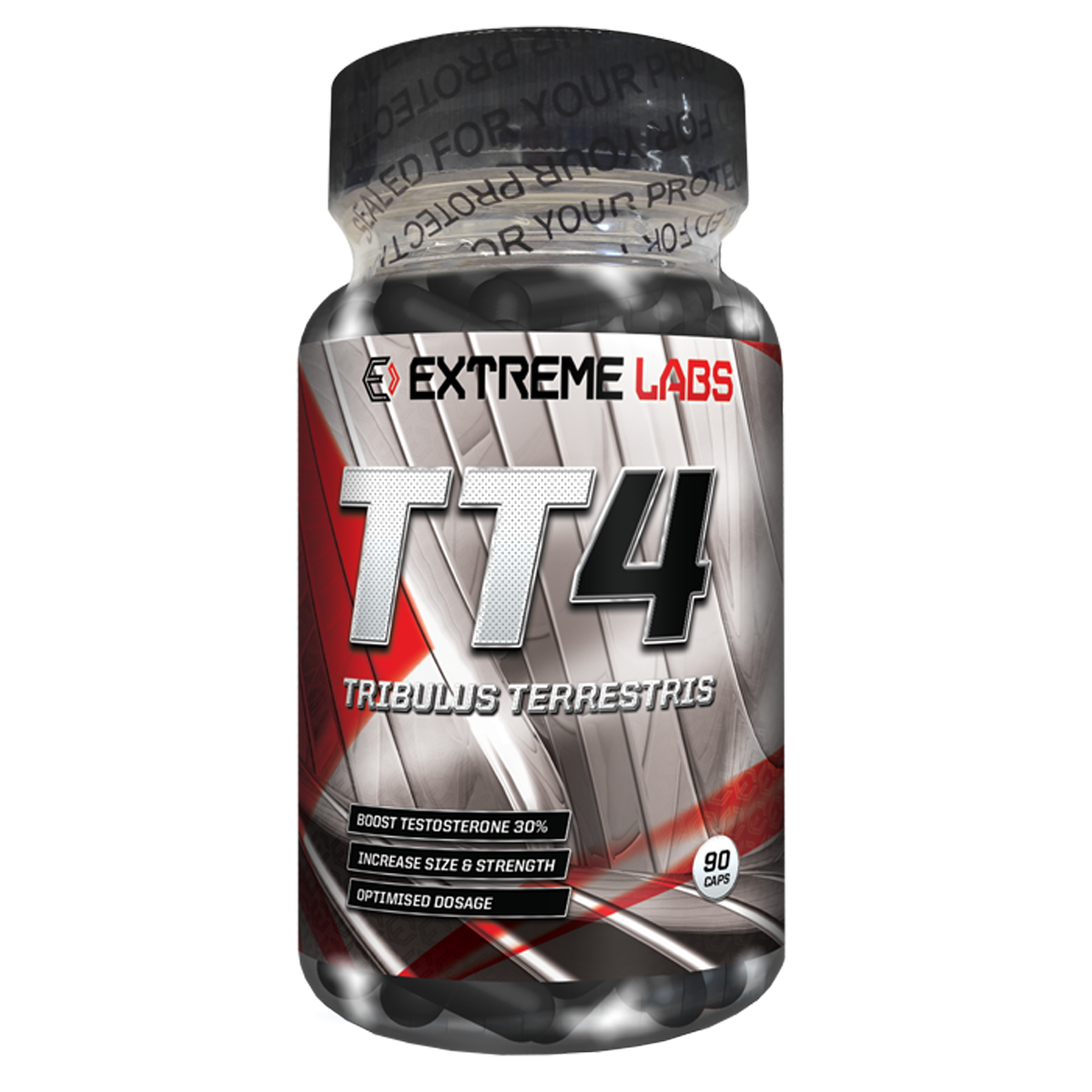 Extreme Labs TT4 - 90 Caps - Testosterone Booster Capsules