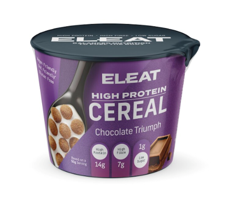 Eleat Balanced High Protein Cereal - 8x50g / Chocolate - Protein Cereal