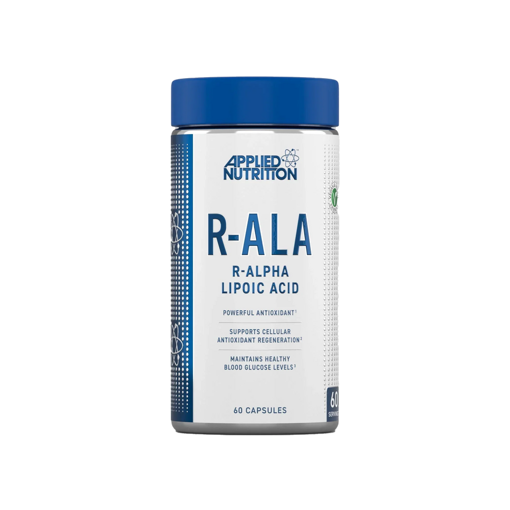 Applied Nutrition R-ALA R-ALPHA Lipoic Acid - 60 Caps - Alpha Lipoic Acid Capsules