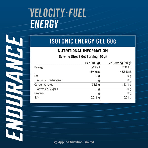 Applied Nutrition Endurance Velocity Energy Gel - Energy Gels