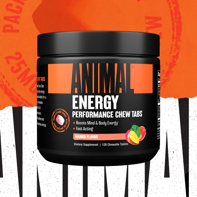 Animal Energy Chews 120Tabs Tropical Mango