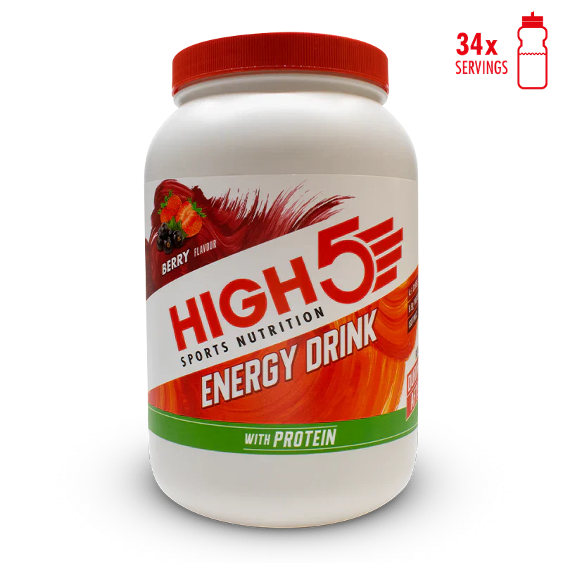 HIGH5 Energy Drink with Protein - 1.6kg / Berry - Supplements