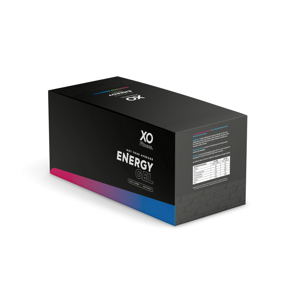 XO Fitness Gels (Star&Lime x12 / Blue Rasp x12) 24x70g