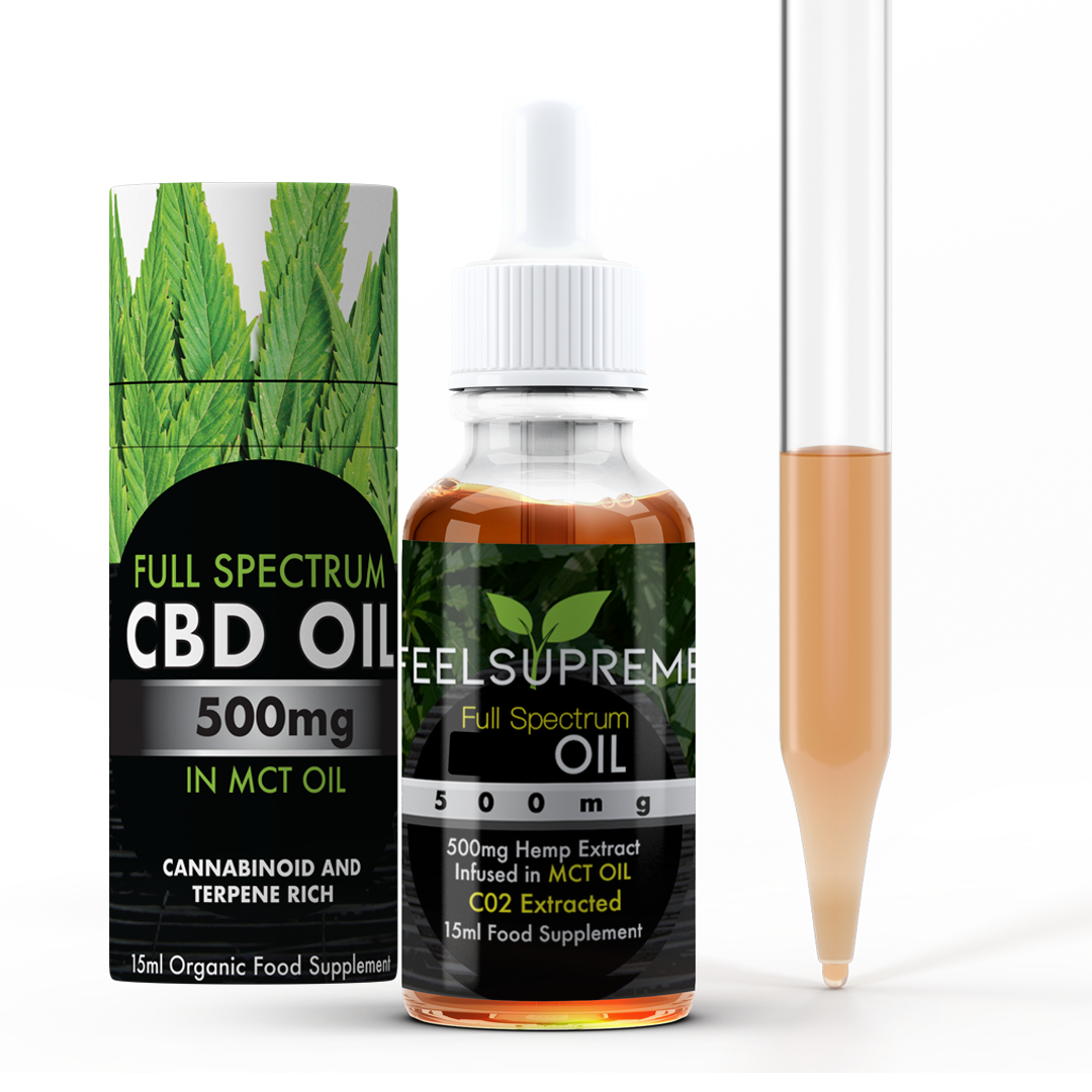 Feel Supreme CBD Oil 500mg - 15ml - Sleep Aid Oil
