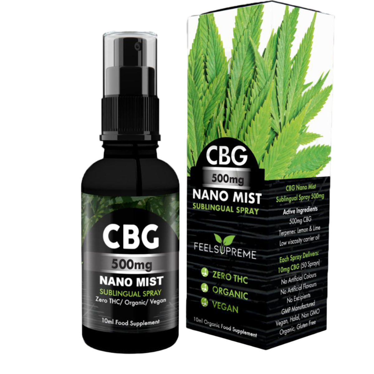 Feel Supreme CBG Nano Spray 500mg