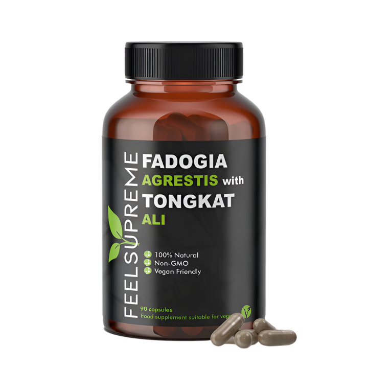 Feel Supreme Tongkat Ali And Fadogia Agrestis - 90 Veg Caps - Cognitive Support Capsules