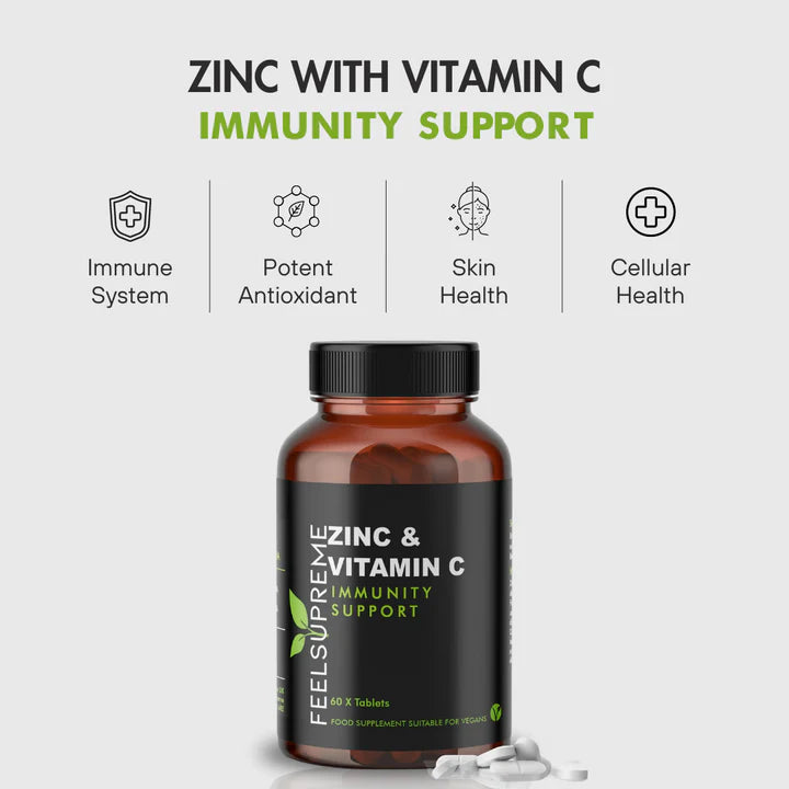 Feel Supreme Zinc with Vitamin C - MyGymSupplements